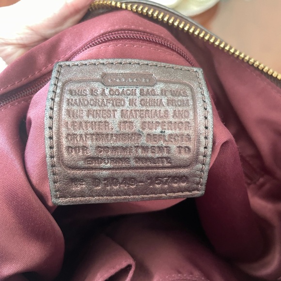 Coach Mia Signature C Shoulder Bag 15760 Gold Bronze Purse used condition - Picture 2 of 10